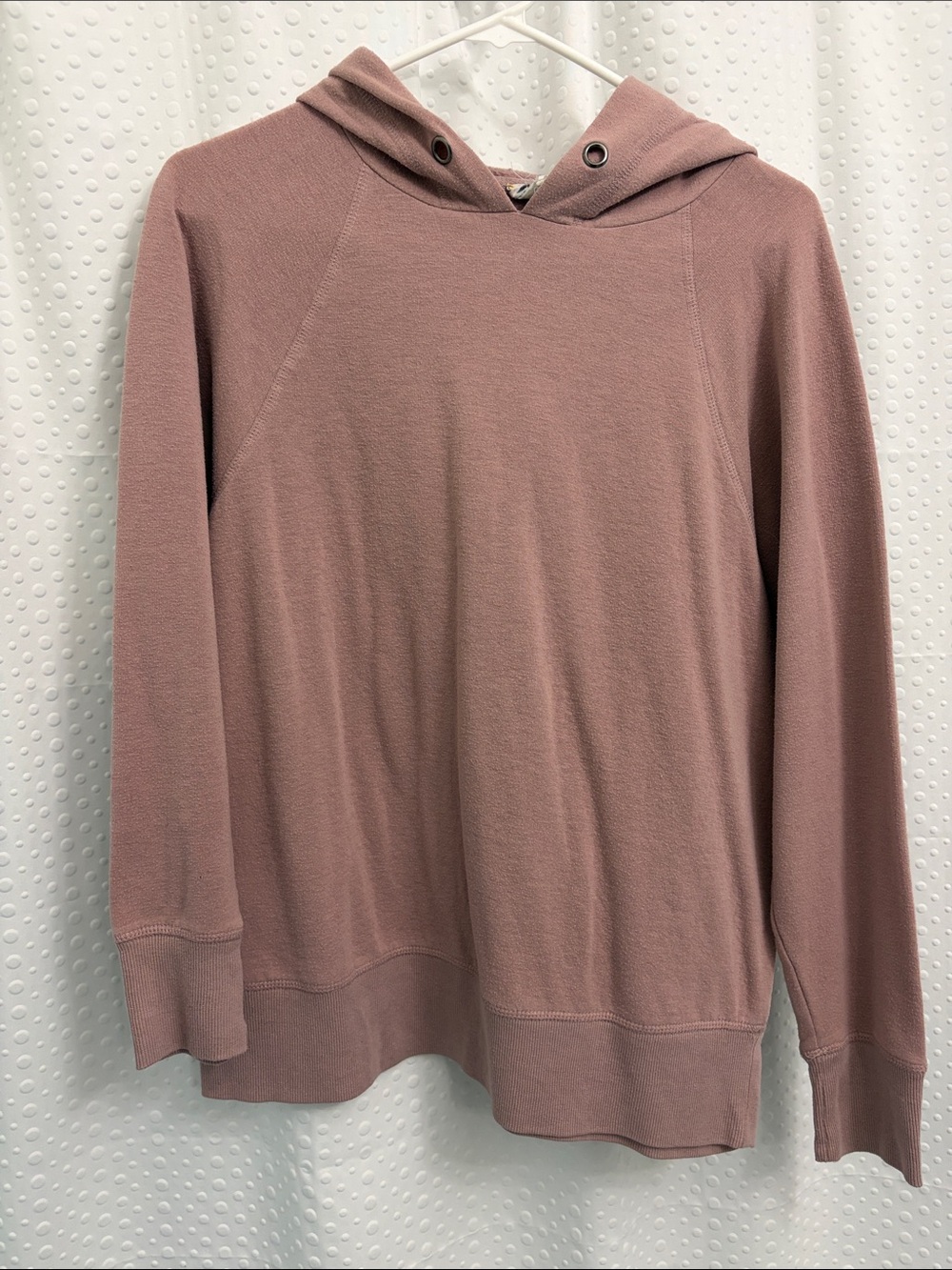 Pink Rose Mauve Pullover Hoodie